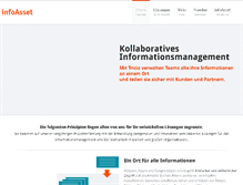 Tablet Screenshot of infoasset.de